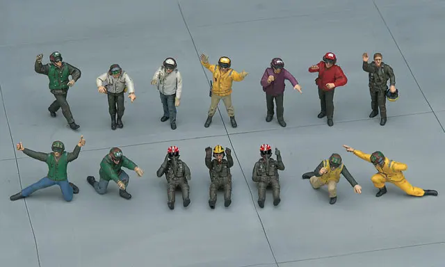 1/48 военно-морского флота США пилоты и дорожный набор команды палуба 36006 | Игрушки