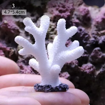 Коралловые искусственные украшения из кораллов красочные Подводные аквариумные украшения из смолы кораллы украшения аквариума аксессуары для аквариума - Цвет: 3