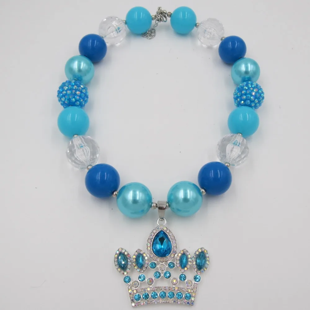Принцесса Корона Эльзы кулон ожерелья ободки Ювелирные наборы для девочек