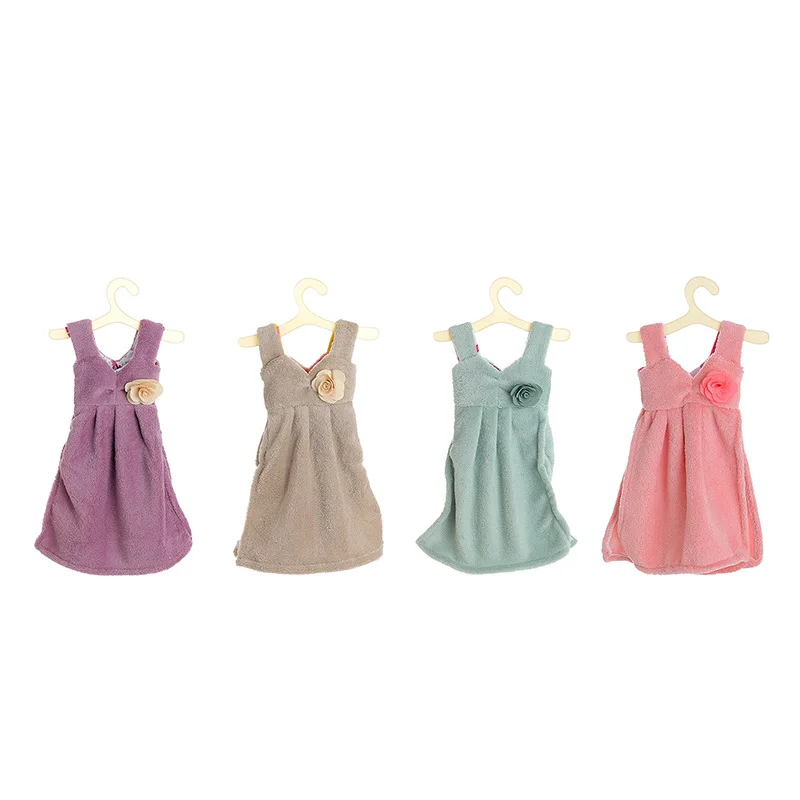 Полотенце для кухни кораллового цвета бархатное полотенце ванной комнаты Супер