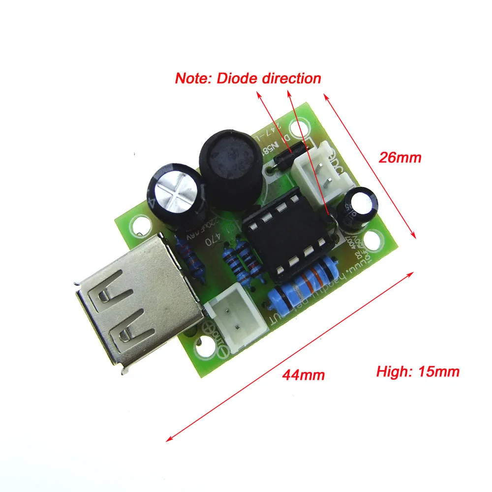 DC-DC 6V/12V/24V to 5V USB 1.5A Step Down модуль для ограничения напряжения и мощности