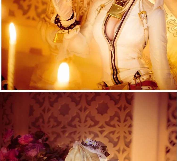 Fate Grand для сабля nero, для косплея костюм белого цвета, доступен в Свадебное платье форма Карнавальный костюм для Хэллоуина для женщины аниме одежда