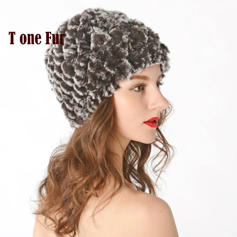 Женская обувь из натуральной кожи вязаные шапки меха кролика рекс натуральный