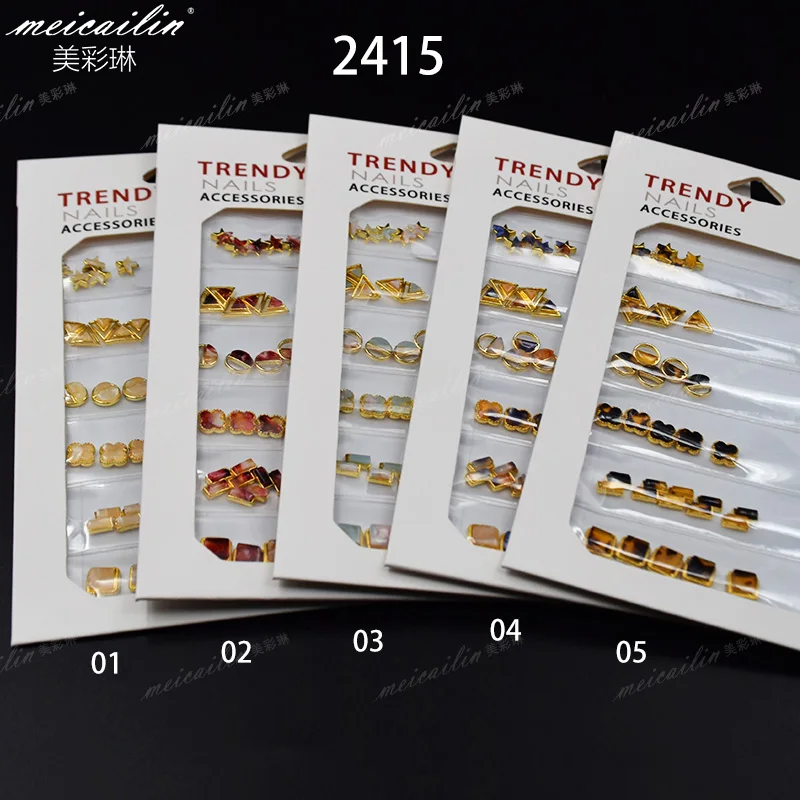 Смешанные красочные блестящие акриловые Стразы сплав металлическая рамка Flatback