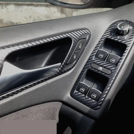 Carbin Fibre весь набор центральная консоль дверная ручка воздуховод для Volkswagen Golf 6 GTI