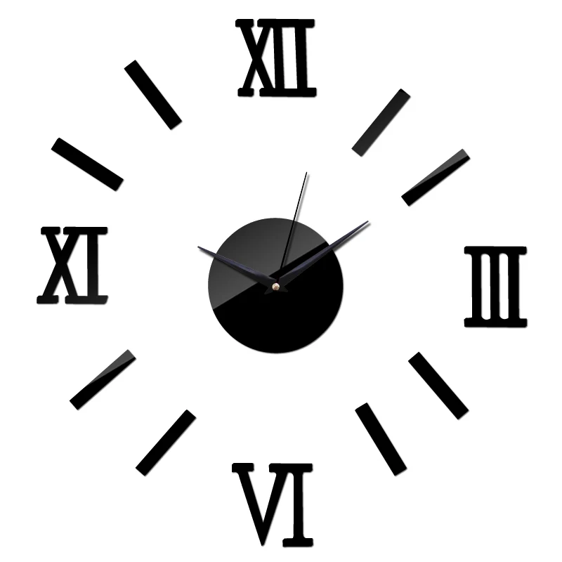 2016 новые часы настоящее зеркало акриловое использование в рукоделии цифровые