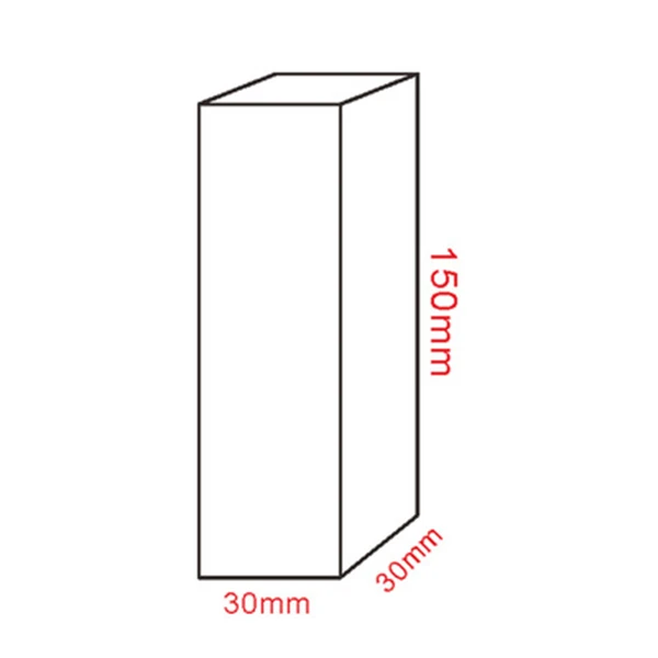3x3x15cm Прозрачный акриловый квадратный лист штамповка блок Косметика Дисплей Стенд Pad фотографии реквизит украшения кольца держатель для ожерелья - Цвет: 3x3x15cm