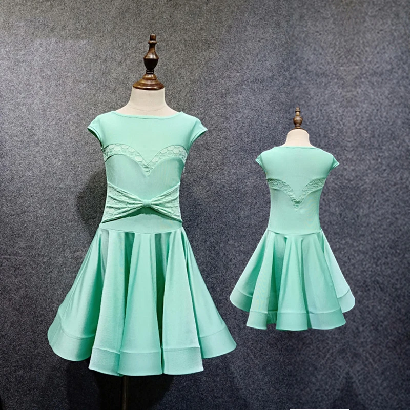 2019 Children's New Practice Latin Dance Clothes Rumba Samba Performance/ Competition | Тематическая одежда и униформа