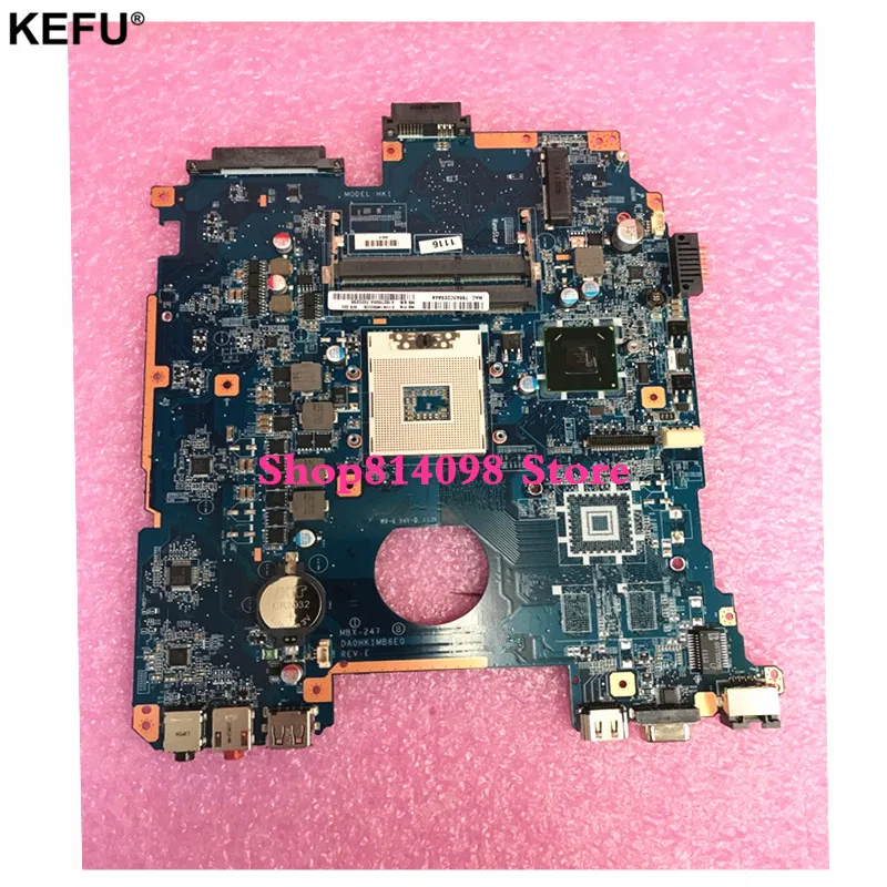 KEFU для sony VPCEH MBX 247 mbx материнская плата ноутбука основная DA0HK1MB6E0 REV: E 100%