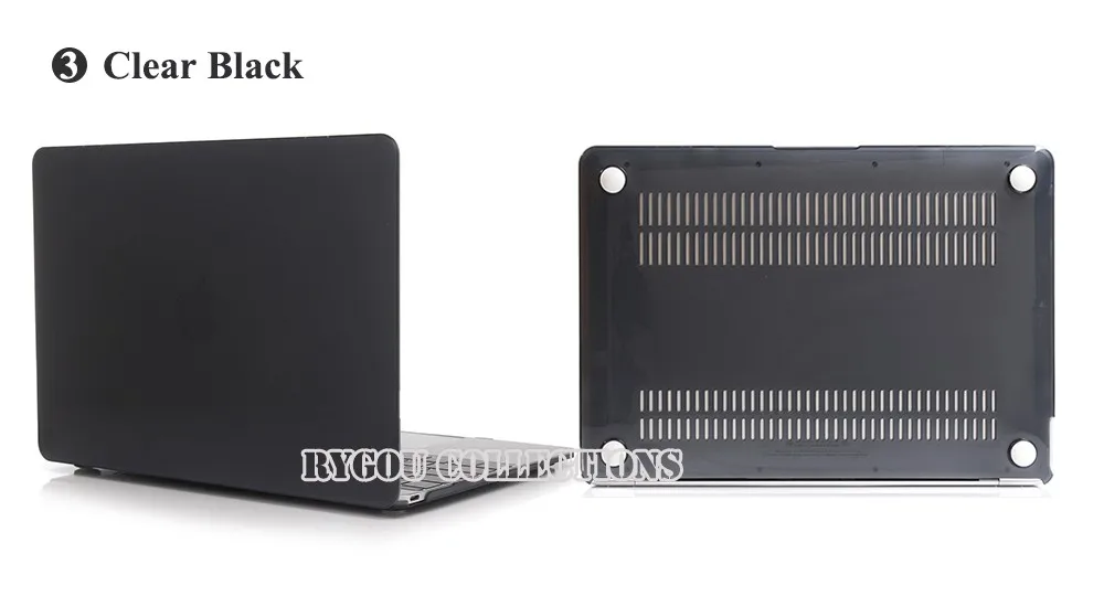 Кристально чистый жесткий чехол для Apple Macbook Air Pro retina 11 12 13 15 дюймов чехол для ноутбука s для Mac Book 11,6 13,3 15,4 дюймов Чехол