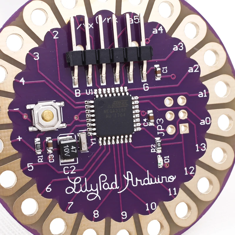 100% новая LilyPad 328 основная плата ATmega328P ATmega328 16 м для Arduino|Модули умного дома| |