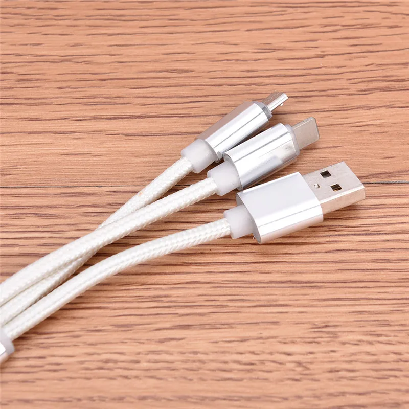 Usb зарядка линия данных сплав брелок 2 в 1 зарядное устройство несколько комбо Алюминий Универсальный телефон разъем Плетеный специальный