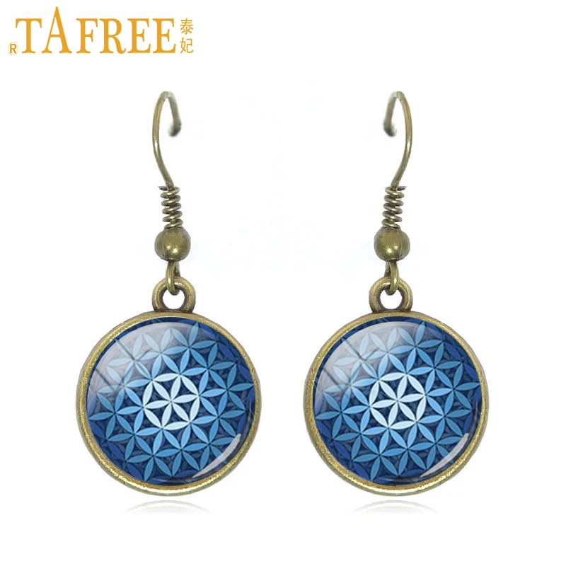 TAFREE состоящее из изысканных цветочки с каплевидной жемчужиной геометрический