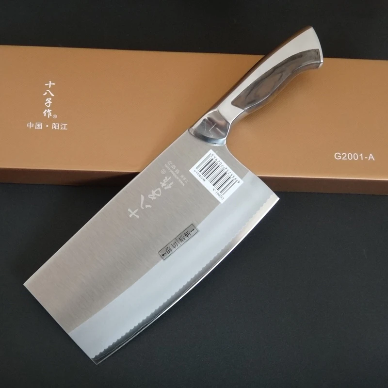 Traditional carbon steel kitchen Accessories knives slicing /chop bone /cutting knife+Chef knives/ Utility Knives Chinese style