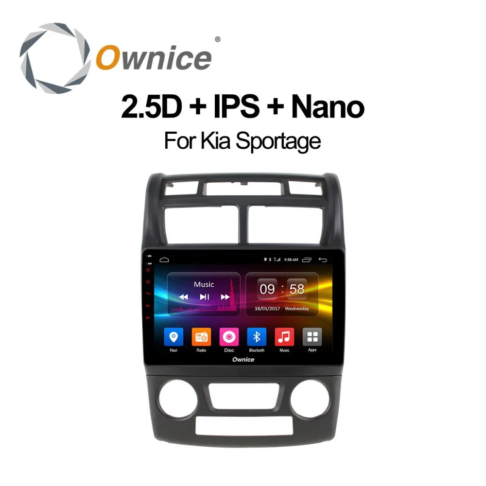 Ownice Android 8 1 для Kia Sportage 2007 2013 автомобильный dvd плеер ядер 2 Гб RAM 4G SIM WIFI GPS карта
