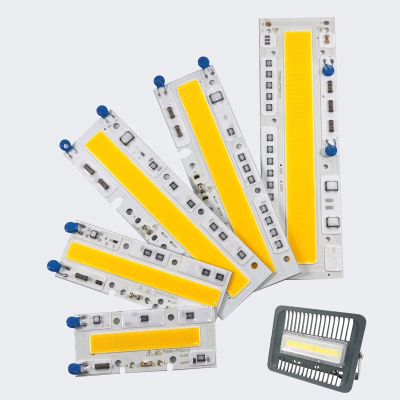 5 шт./лот Интеллектуальный IC LED COB чип лампа 30 Вт 50 70 100 120 150 AC110V 220 В Smart подходит для