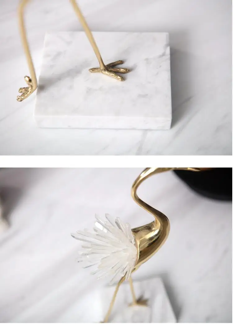 Европейский современный Хрустальный кран, медные украшения, светильник, роскошная гостиная, для дома, металлические украшения, украшение для офиса, подарки