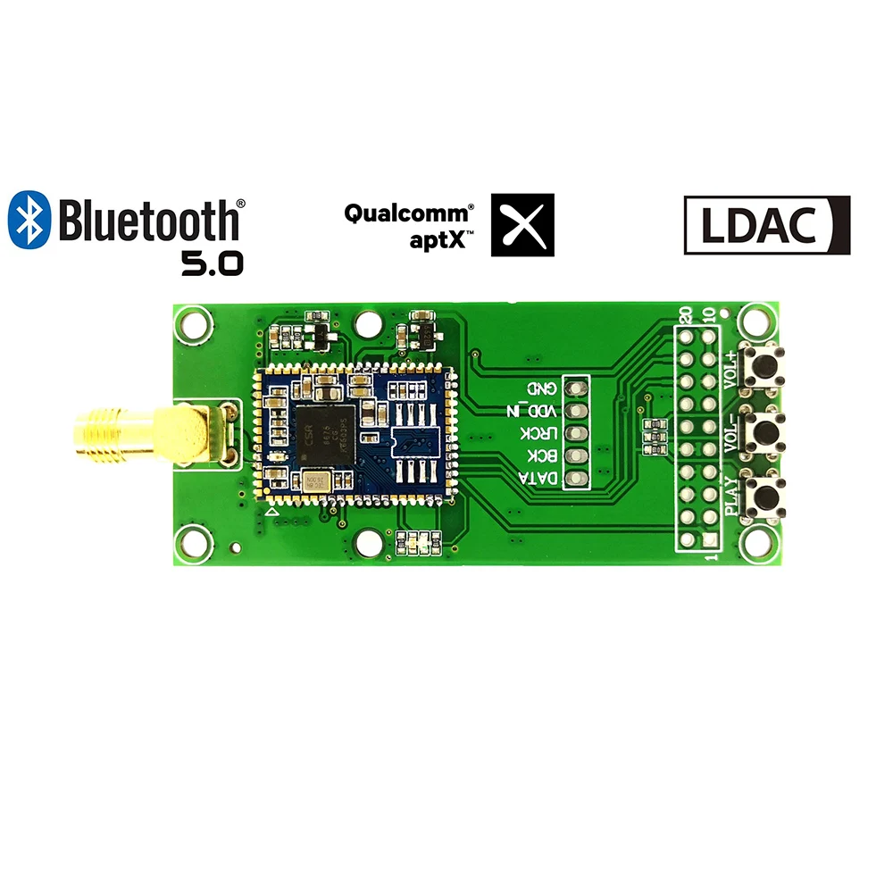 PA212 Bluetooth 5 0 CSR8675 цифровой интерфейс аудио Плата выход SBC AAC APTX LDAC модуль IIS