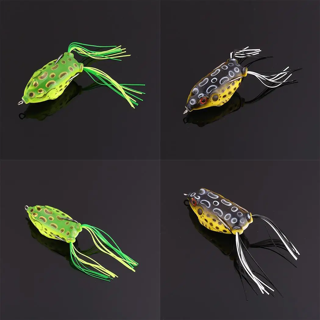 1 шт. мягкая трубчатая приманка японская пластиковая рыболовная Лягушка тройные