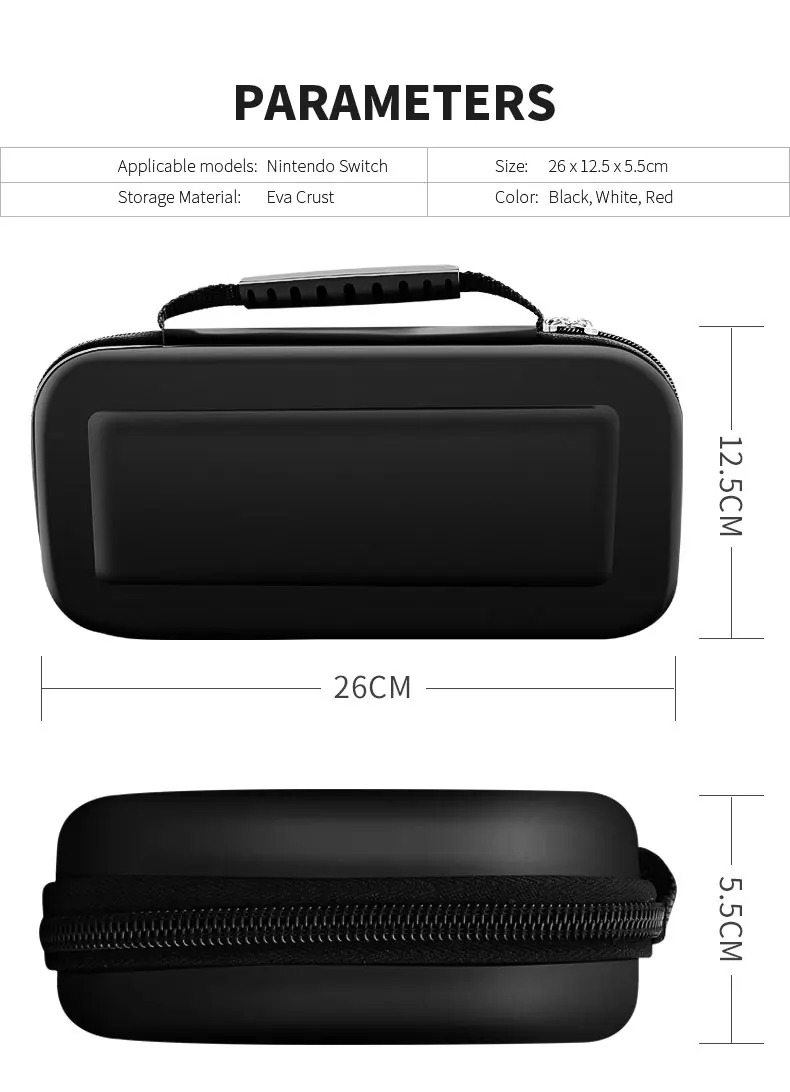 Портативный ЭВА сумка для хранения чехол для Nod Switch Case NS NX консоль аксессуары для игры путешествия портативный NS сумка для переноски
