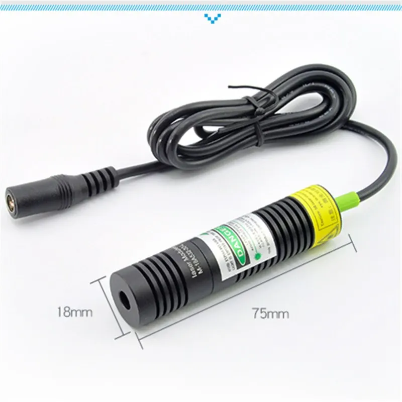 Лазерный Линейный модуль D18mm 532nm 10mw 20mw 30mw 50mw для резки одежды/механического