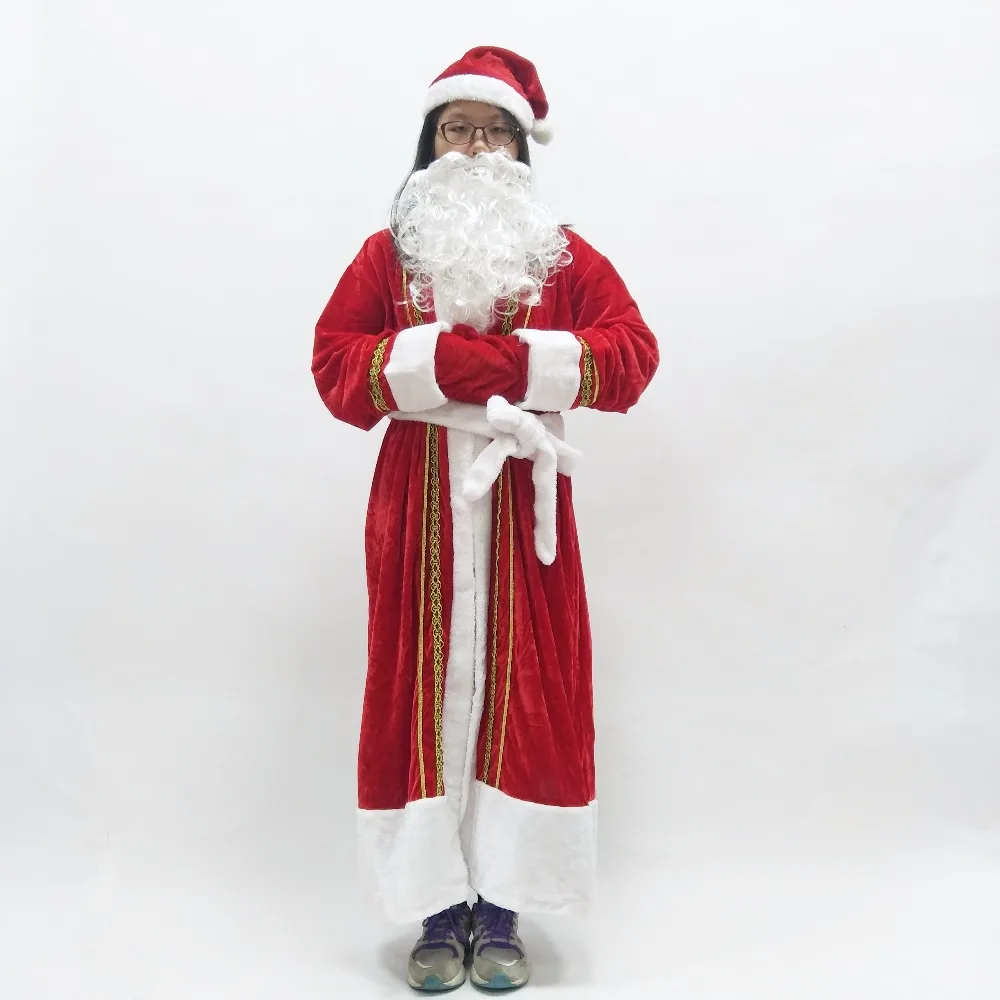 Рождественский костюм Санта-Клауса для России Женская одежда косплея Нарядное