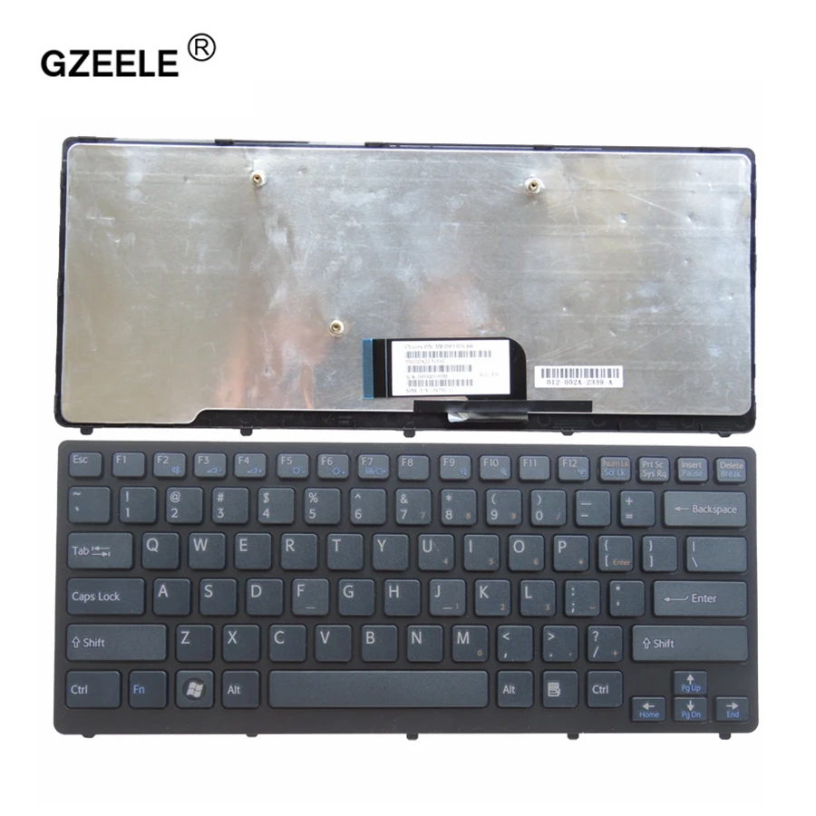 Новая клавиатура для ноутбука GZEELE Sony Vaio VPC CW VPCCW CW16EC CW18FC CW26EC CW28EC CW2S3C CW2S6C черная