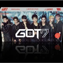 Kpop последний официальный GOT7 набор 90 коллекционный альбом текст K