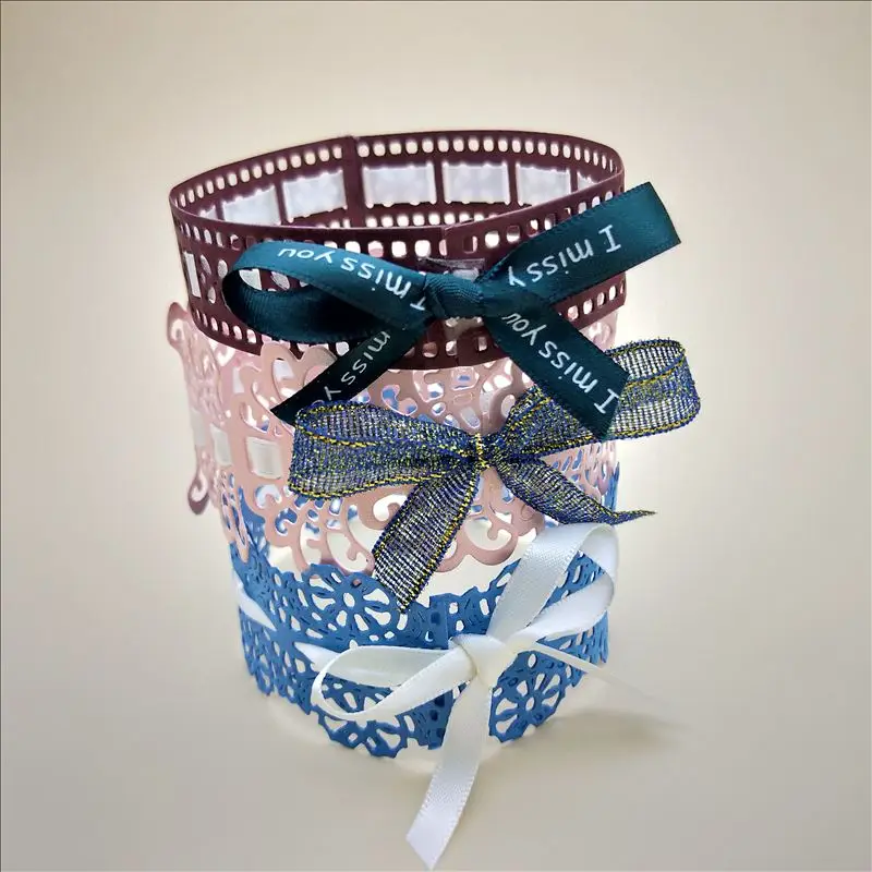 Вырубные штампы из металла с тиснением кружева в стиле винтаж для скрапбукинга, декорирования альбомов и создания открыток.