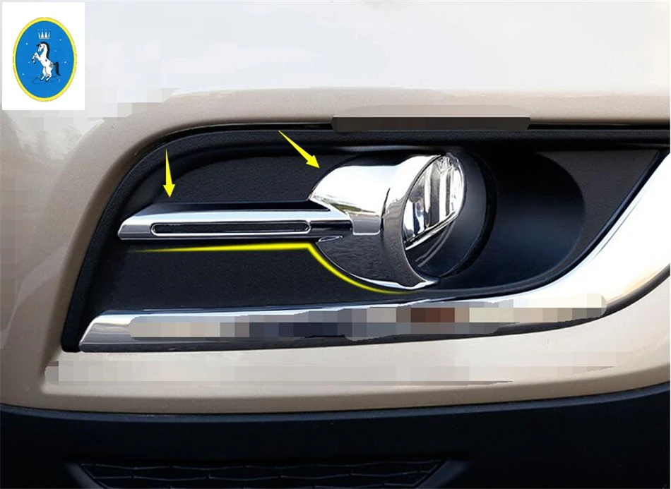 Yimaautotrims авто аксессуары ABS! Внешние передние противотуманные фары литьевая