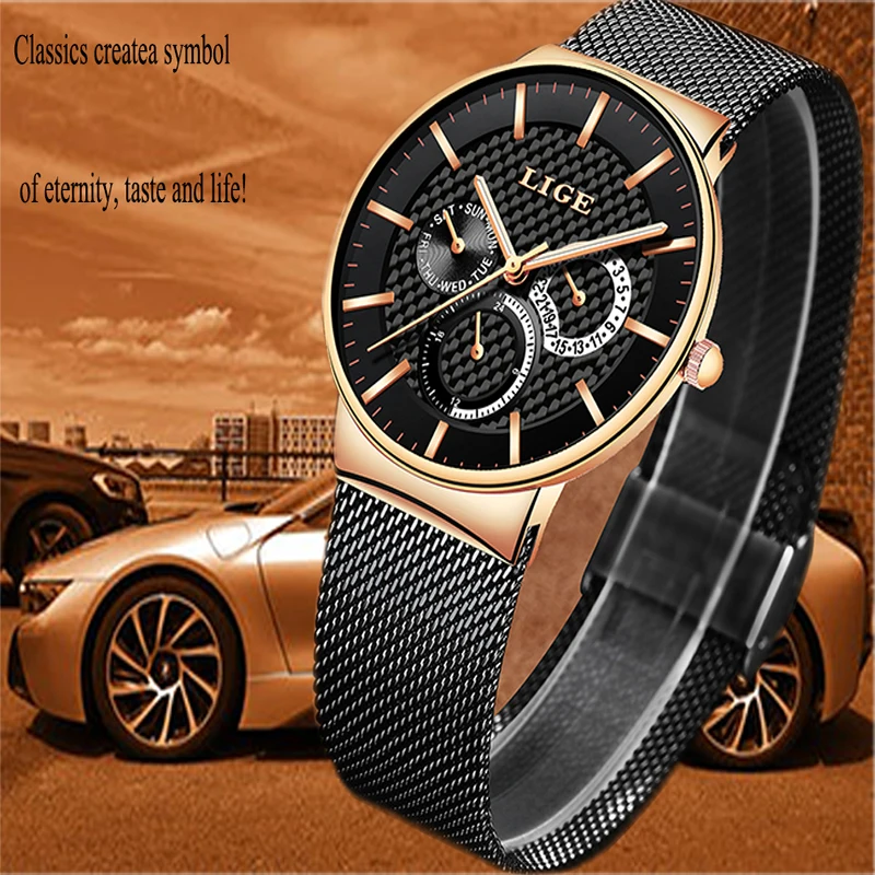 Часы Chronograrp спортивные высокопрочные водонепроницаемые кварцевые розовое