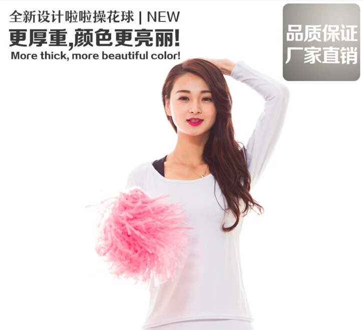 Бесплатная доставка 1 шт. фиолетовые принадлежности для Черлидинга мяч цветы из