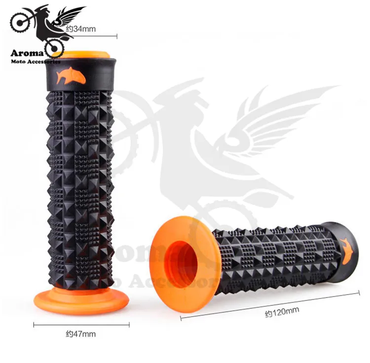 Бесплатная доставка мотоцикл Резина Гель Для Рук Захваты Руль зеленый Мотоцикл