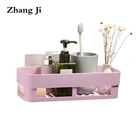 Zhang Ji ванная комната настенный без сверления держатель для хранения стеллажи 2 цвета паста установка коробка для хранения PP материал полка ZJ036