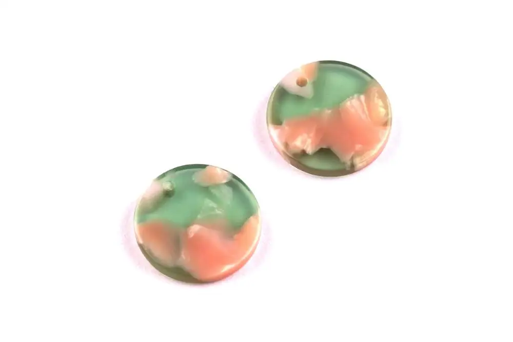 Ацетатные акриловые подвески для сережек-серьги в виде черепаховой