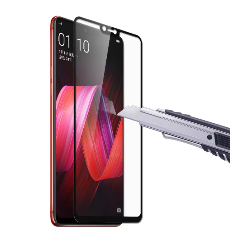Закаленное стекло с полным покрытием для oppo f7 f5 9h Защита экрана f 7 5 opao opoo ohpo 7f 5f