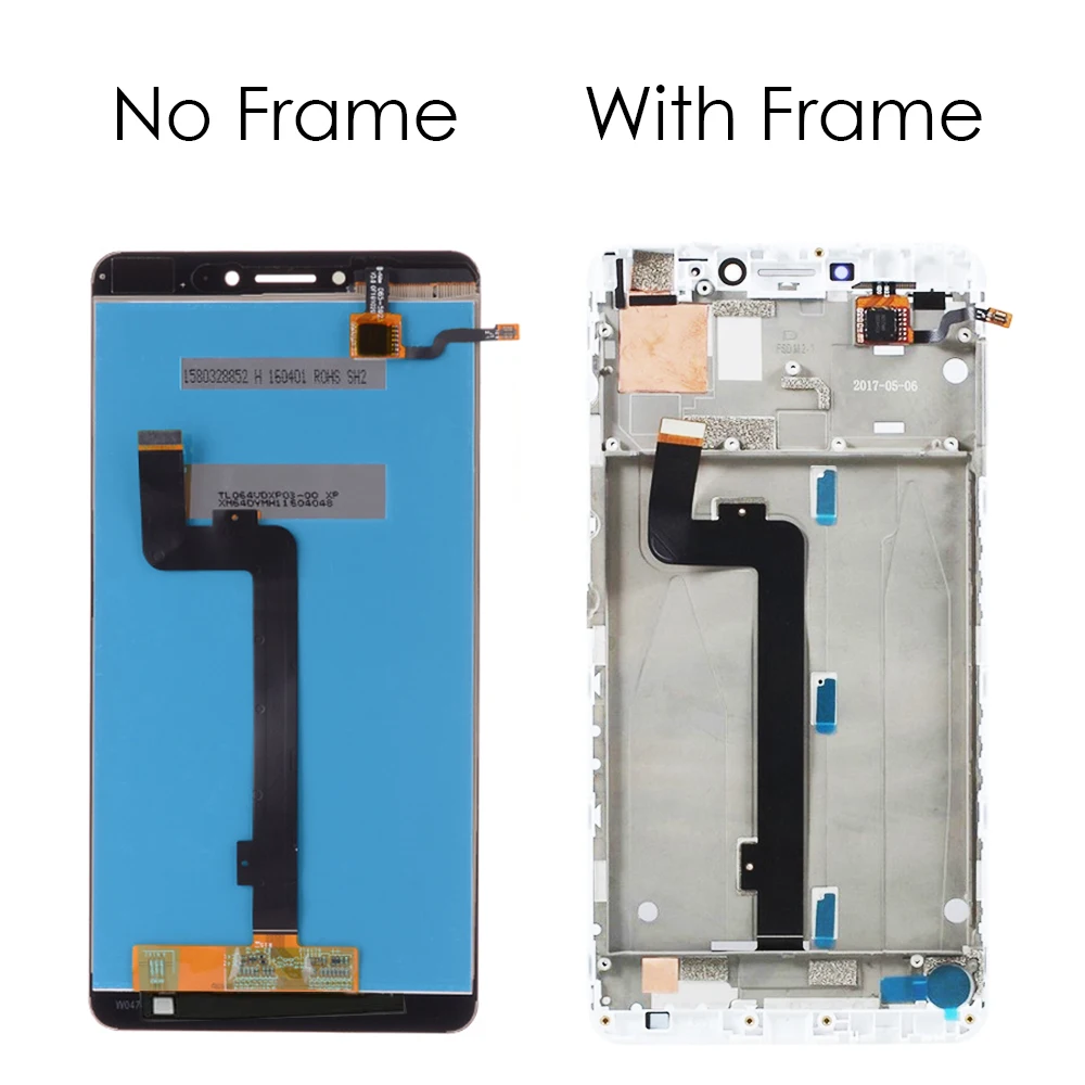 6,4" 1920x1080 lcd для Xiaomi Mi MAX 2 lcd сенсорный экран дигитайзер замена Tela для Xiaomi Mi Max 2 дисплей