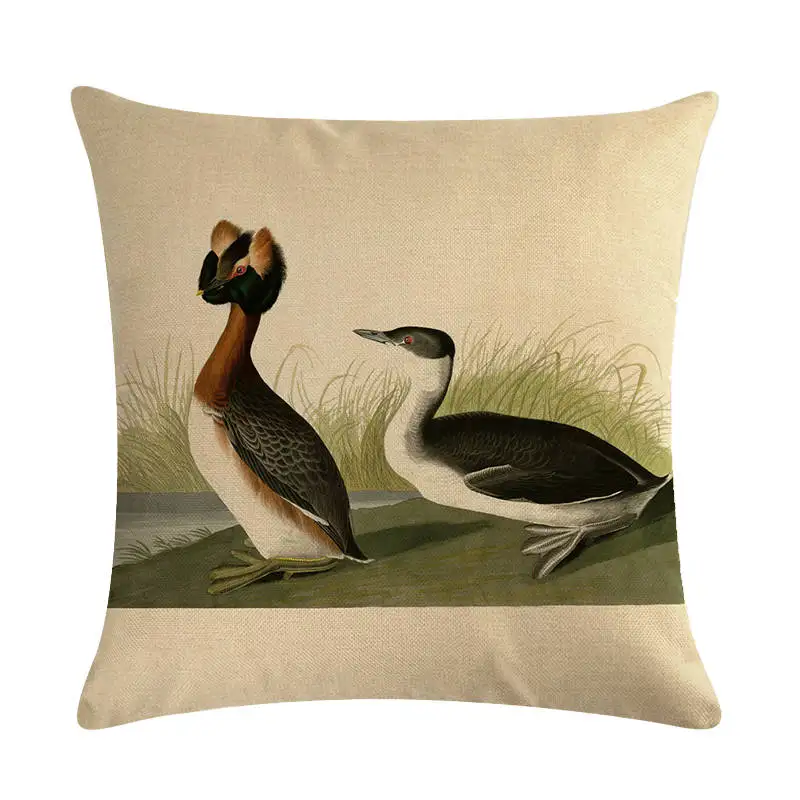

Bird pattern cushion cover, decorative pillow cover, sofa chair cover, pillowcase 45*45cm, home decoration