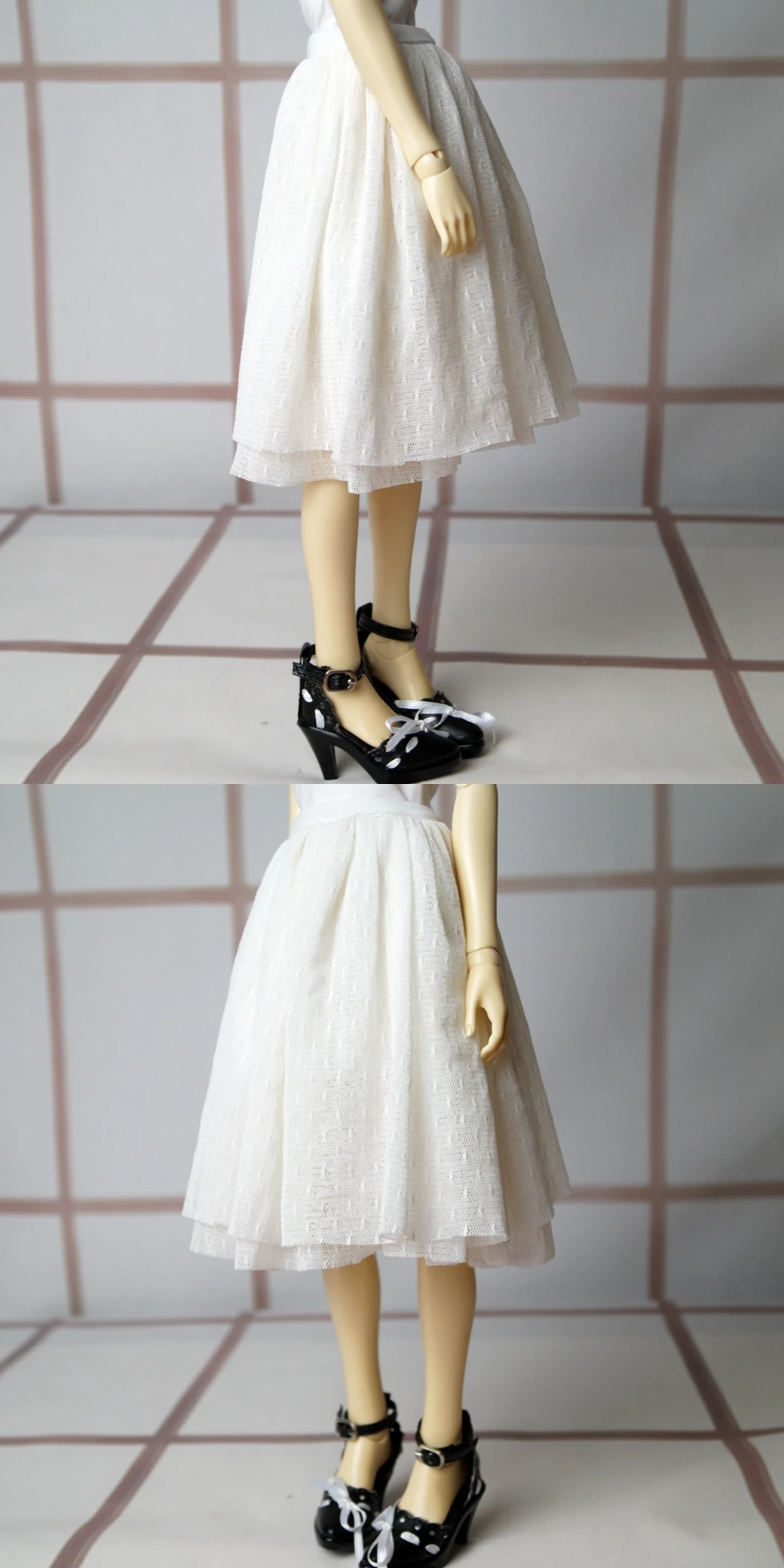 BJD кукла бежевое платье юбка наряды Одежда для 1/4 1" 1/3 24" высокий женский BJD кукла MSD SD13 DK DZ AOD DD Кукла Одежда