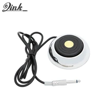 qink stainless steel foot pedal round tattoo foot switch tattoo accessories for tattoo machine
