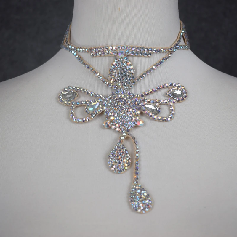 

2020 New arrival Latin dance accessories senior stones dance necklace women latin dance necklaces DXSP0140022