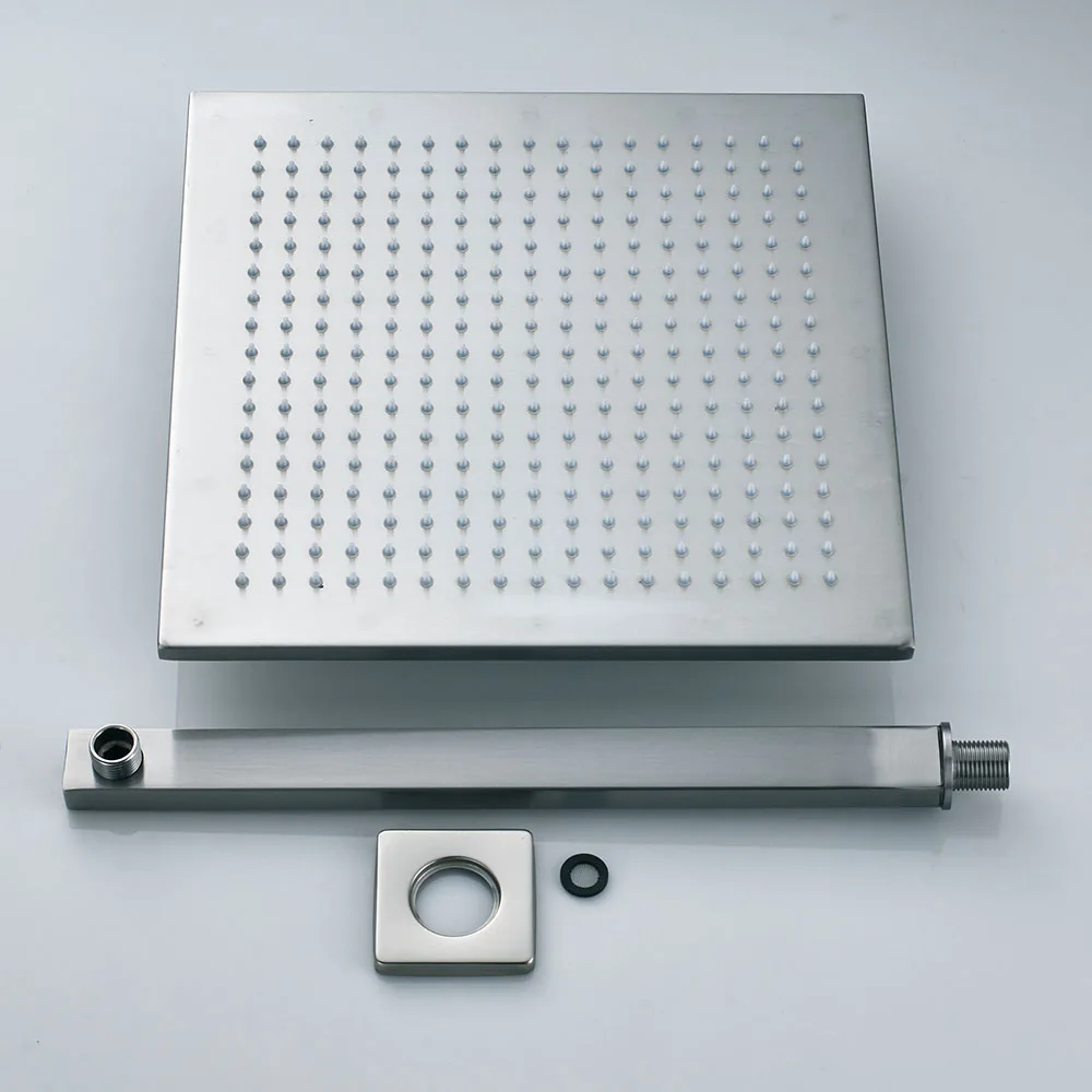 Набор для душа из матового никеля настенный светодиодный светильник смеситель с