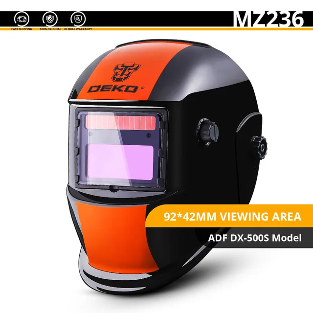 MZ236 DEKO на солнечных батареях Авто затемнение сварочный шлем регулируемый тент диапазон 4/9-13 для MIG TIG дуговой сварочной маски MZ224 - Цвет: MZ236