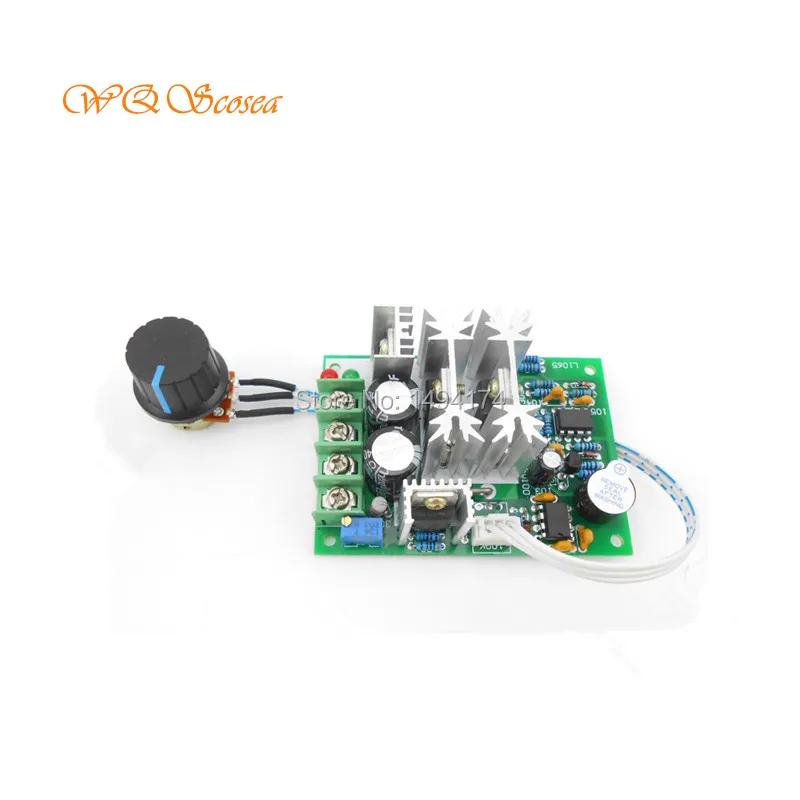 WQScosea Q8S-381 20A DC 10-60 в ШИМ контроллер скорости двигателя + регулятор защиты от