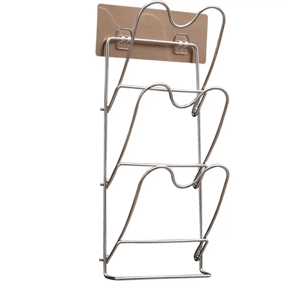 Нержавеющая сталь горшок крышка стойки настенный разделочная доска стенд полка