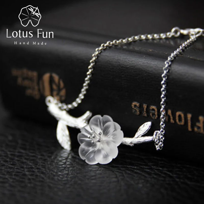 Женский браслет цветок под дождем Lotus Fun изящный креативный ручного изготовления