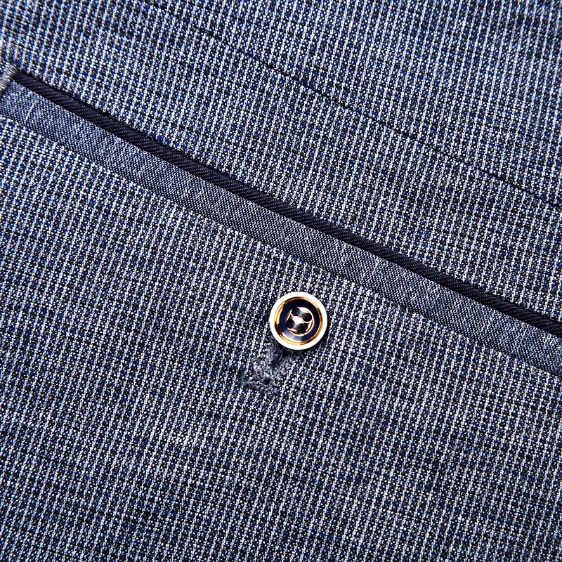 MuLS Brand Fashion Men Suit Pants Business Straight Spring Autumn Winter Classic Elastic Waist Formal Male Trousers |