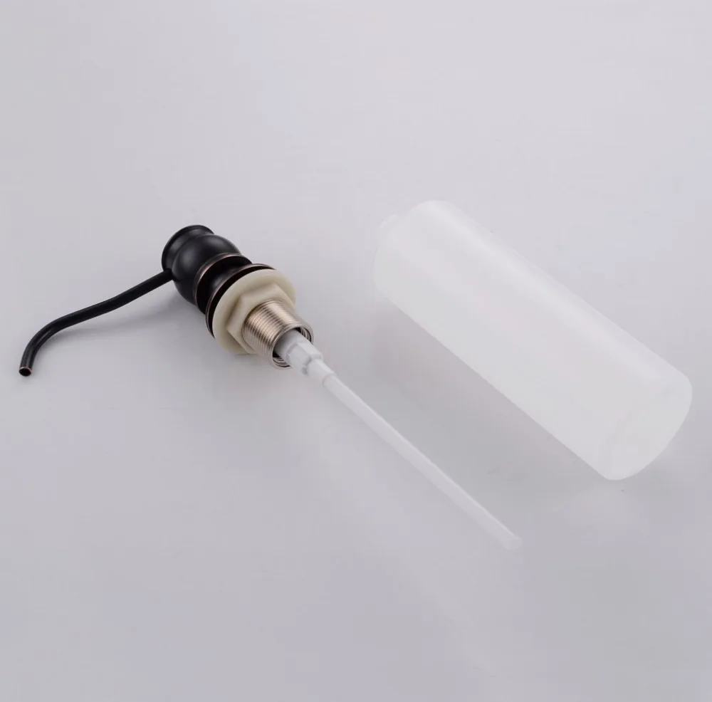 Диспенсер для жидкого мыла с латунным насосом и бутылкой из полипропилена|sink liquid