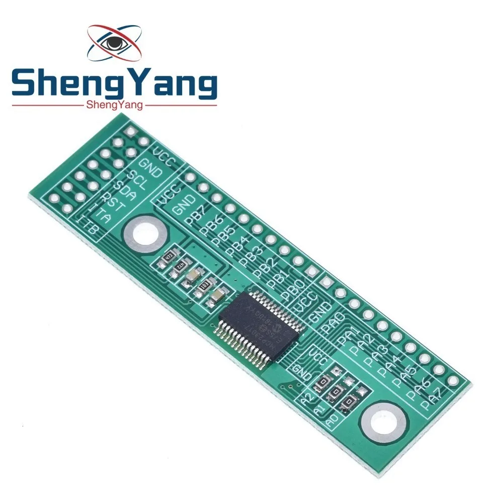 MCP23017 I2C Интерфейс 16bit I/O Удлинительный модуль расширения штыревая панель доска IIC