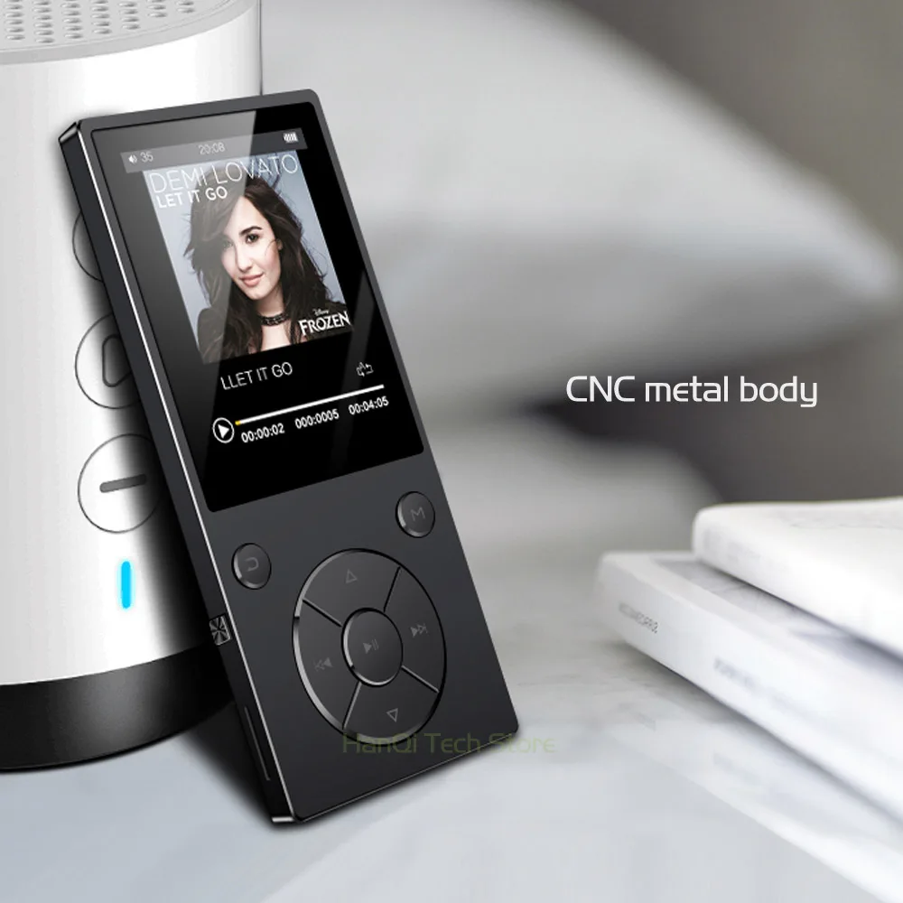 MP3 плеер RUIZU D11 с Bluetooth, музыкальный плеер 8 ГБ, металлический музыкальный плеер со встроенным динамиком, fm-радио, поддержка TF карты